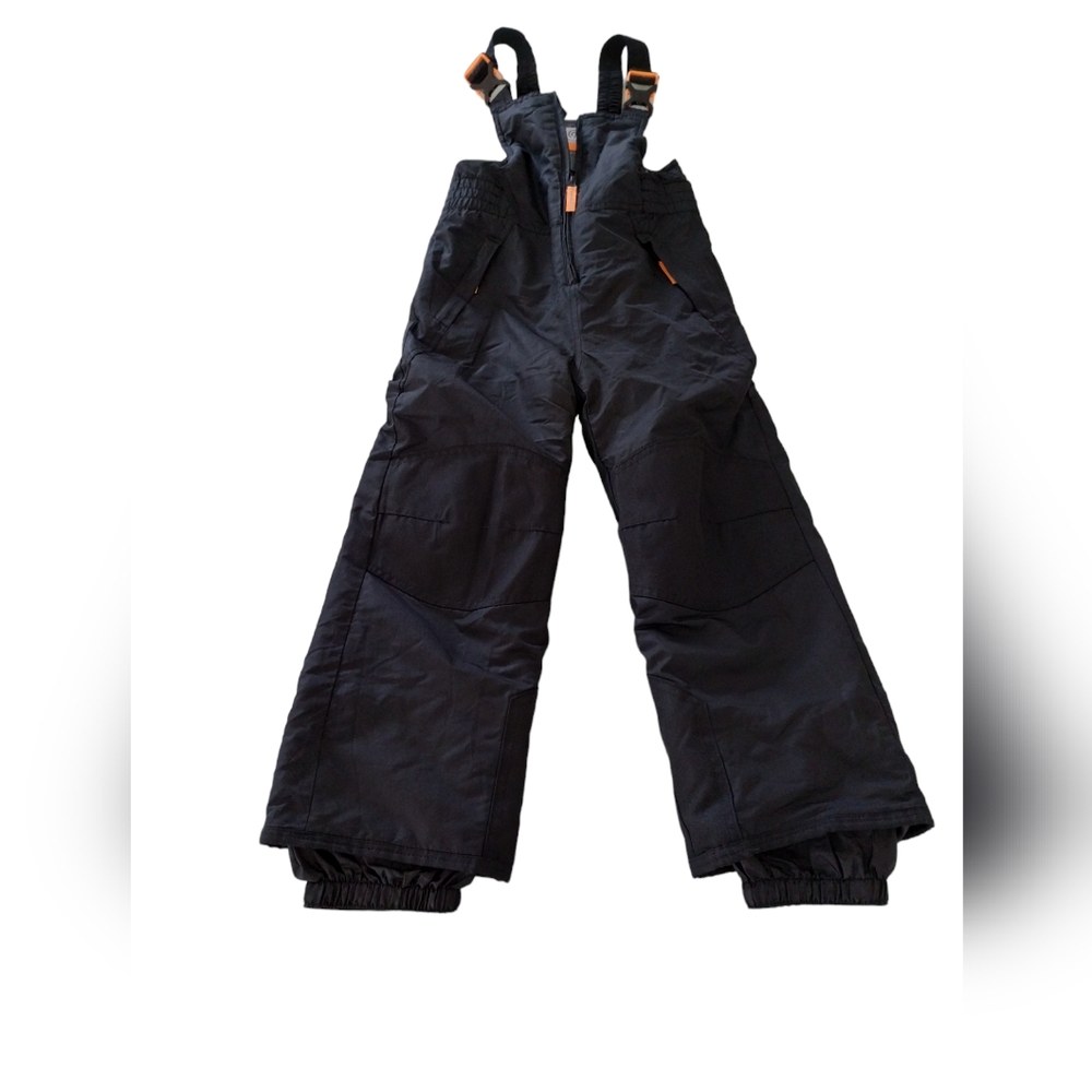 Champion Kids Black Ski Bib Size 4-5/Extra Small/XS Waterproof Snow Pants. 